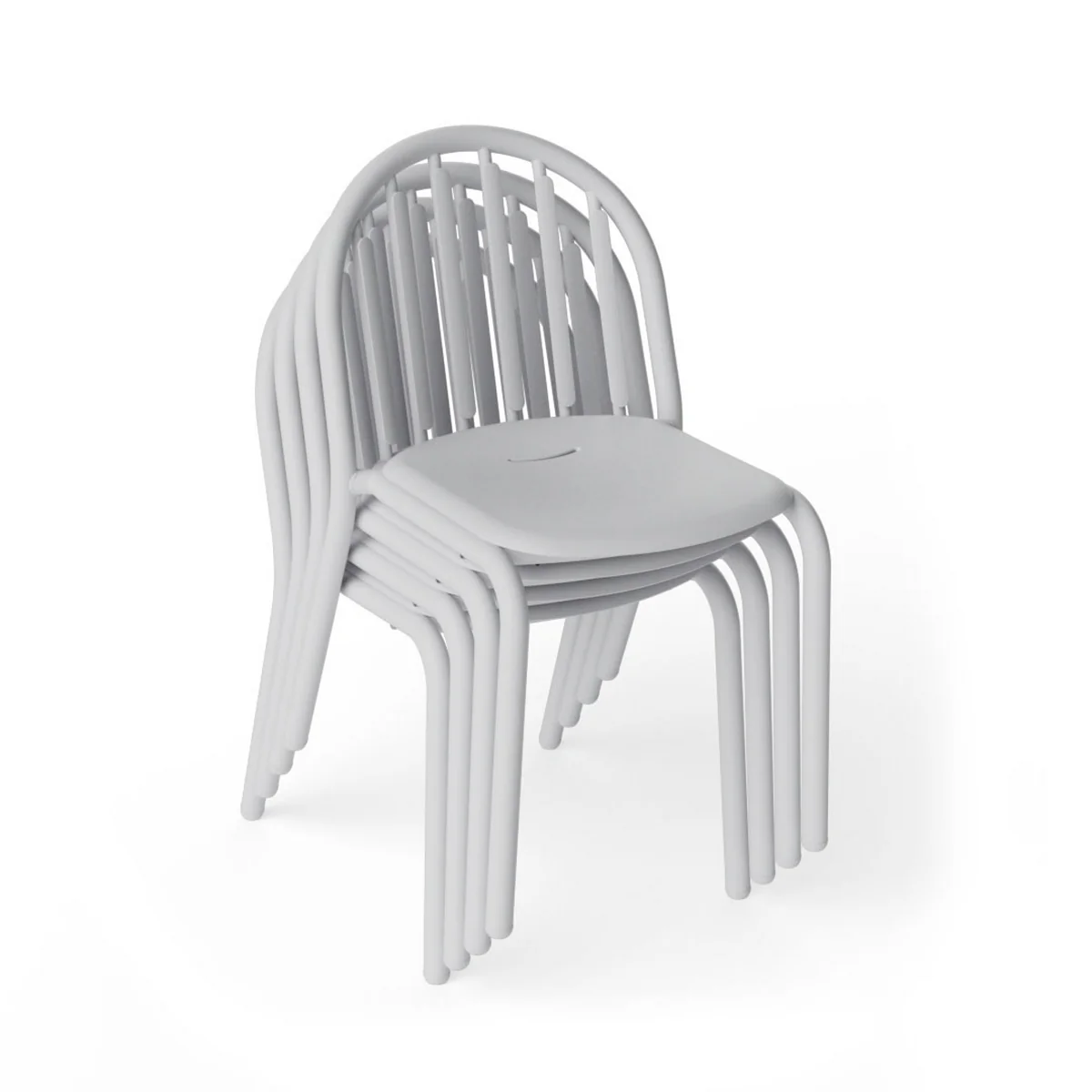 Fatboy - Fred's Outdoor chaise, gris clair (set de 4) (édition exclusive)