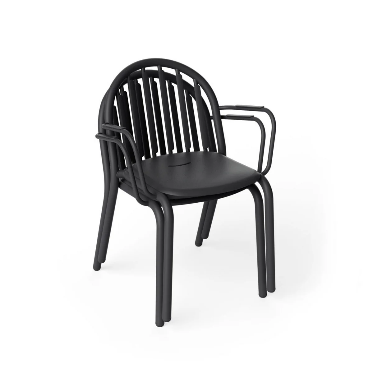 Fatboy - Fred's Outdoor Chaise avec accoudoirs, anthracite (set de 2) (édition exclusive)