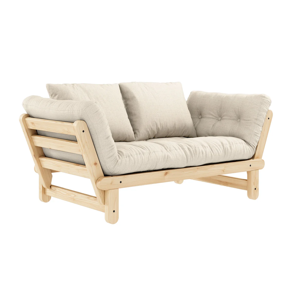 Karup - Beat Canapé-lit, pin naturel / lin