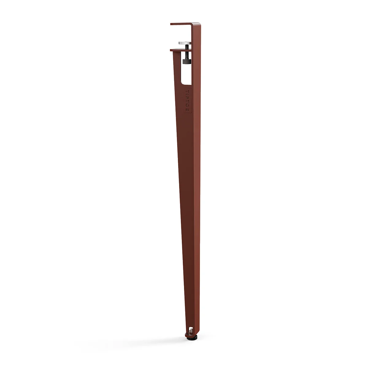TipToe - Pied de table pour l'extérieur, 75 cm, brick red