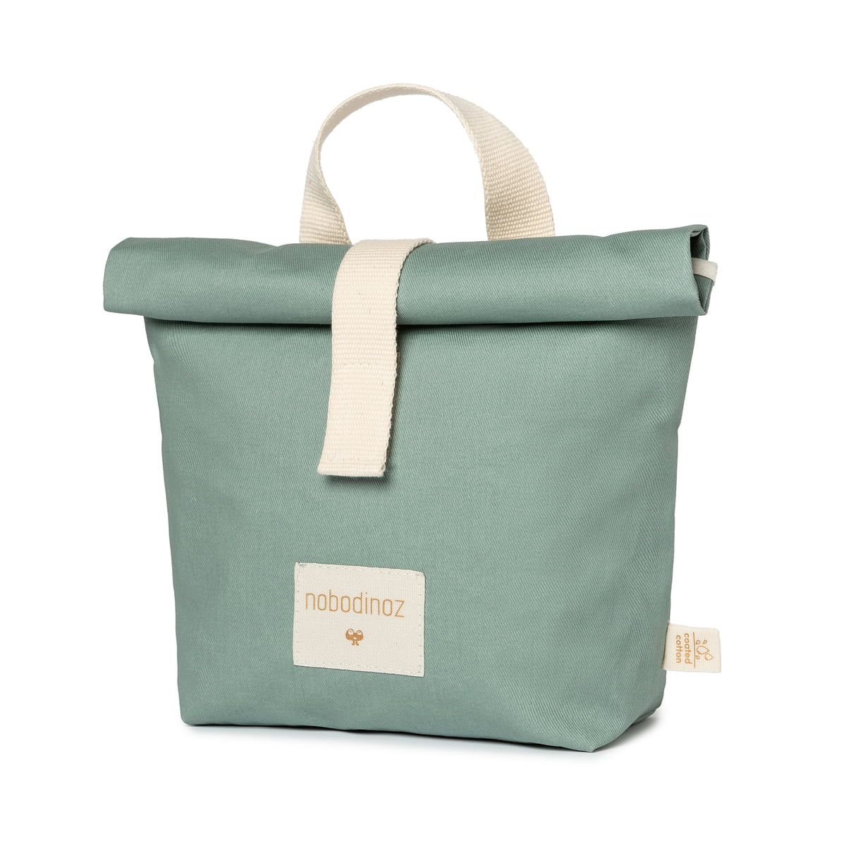 nobodinoz - sunshine eco lunch bag, eden green