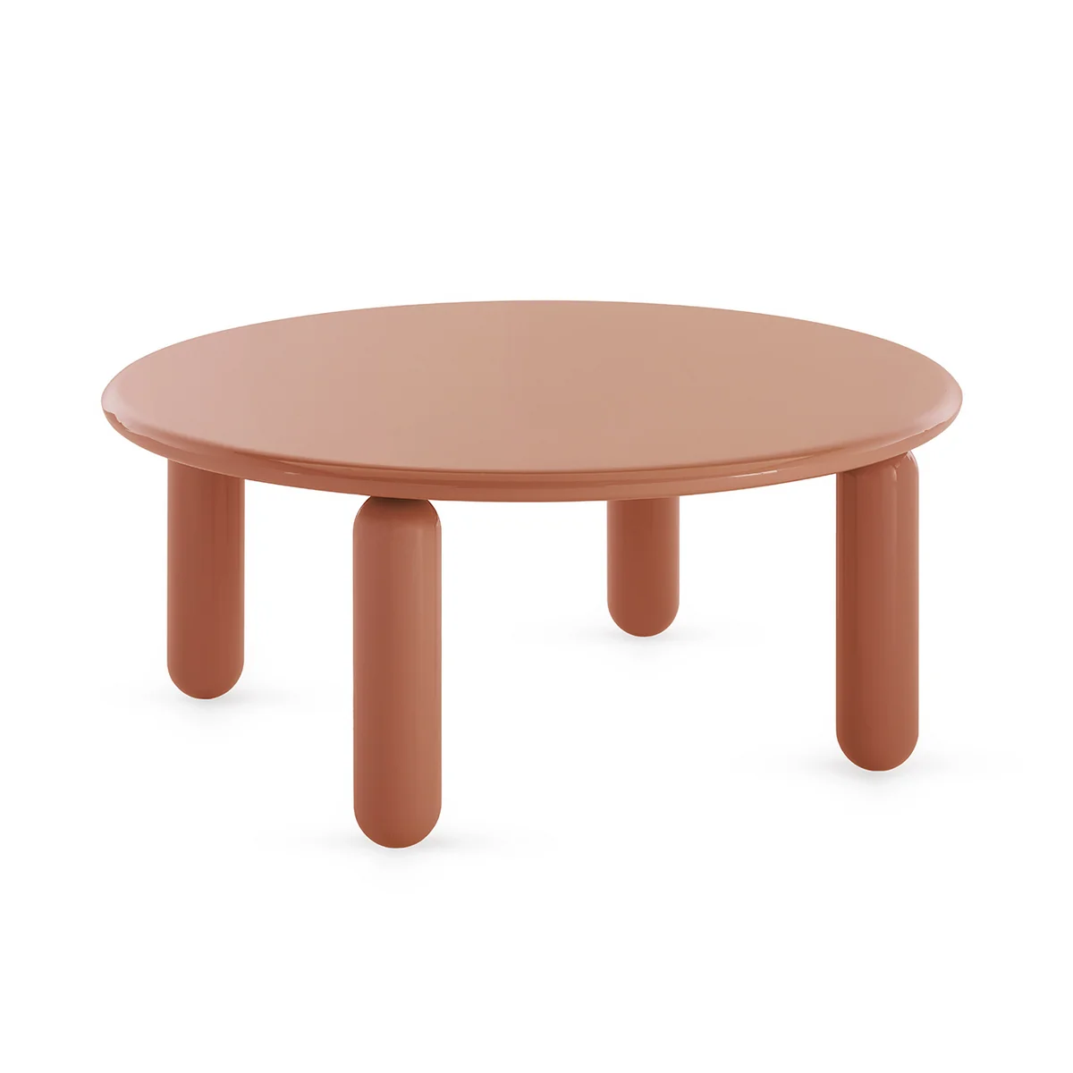 Kartell - Undique Mas Table d'appoint, Ø 85 cm, H 30 cm, orange Kartell - Undique Mas Table d'appoint, Ø 85 cm, H 30 cm, orange