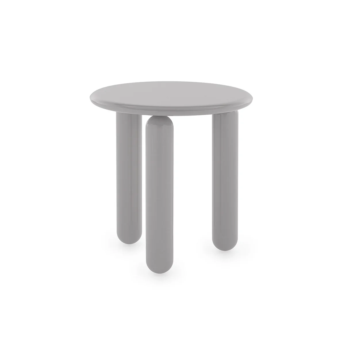 Kartell - Undique Mas Table d'appoint, Ø 48 cm, H 51 cm, gris Kartell - Undique Mas Table d'appoint, Ø 48 cm, H 51 cm, gris