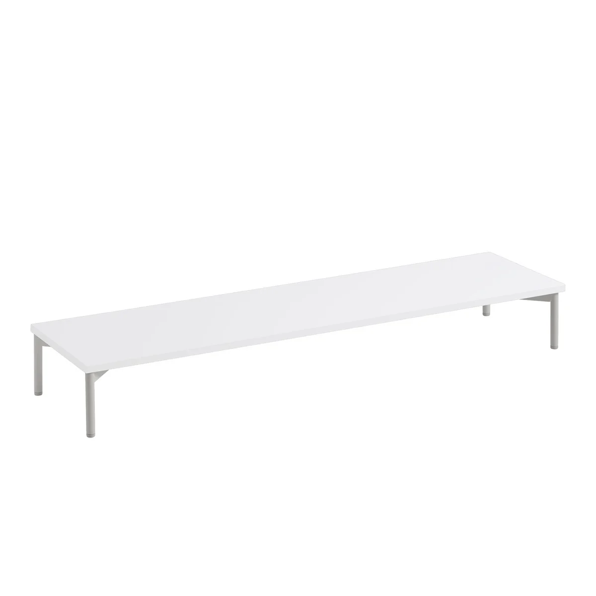 Muuto - Tube Podium pour Stacked System 131 x 35 cm, blanc / gris Muuto - Tube Podium pour Stacked System 131 x 35 cm, blanc / gris