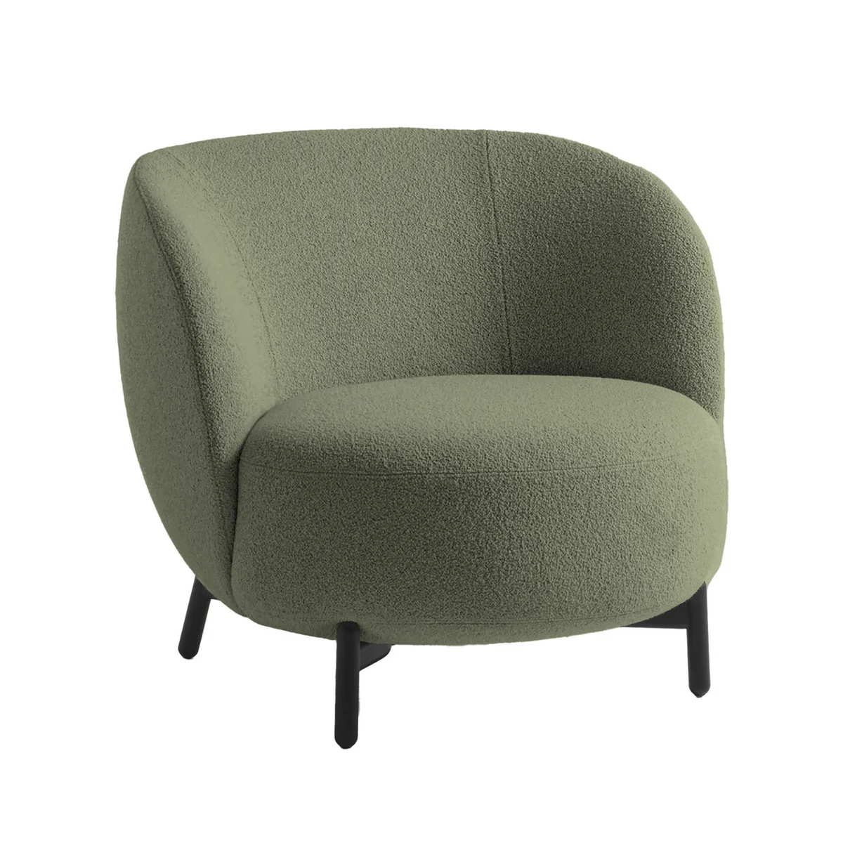 Kartell - Lunam Fauteuil, noir / vert (tissu Orsetto) Kartell - Lunam Fauteuil, noir / vert (tissu Orsetto)