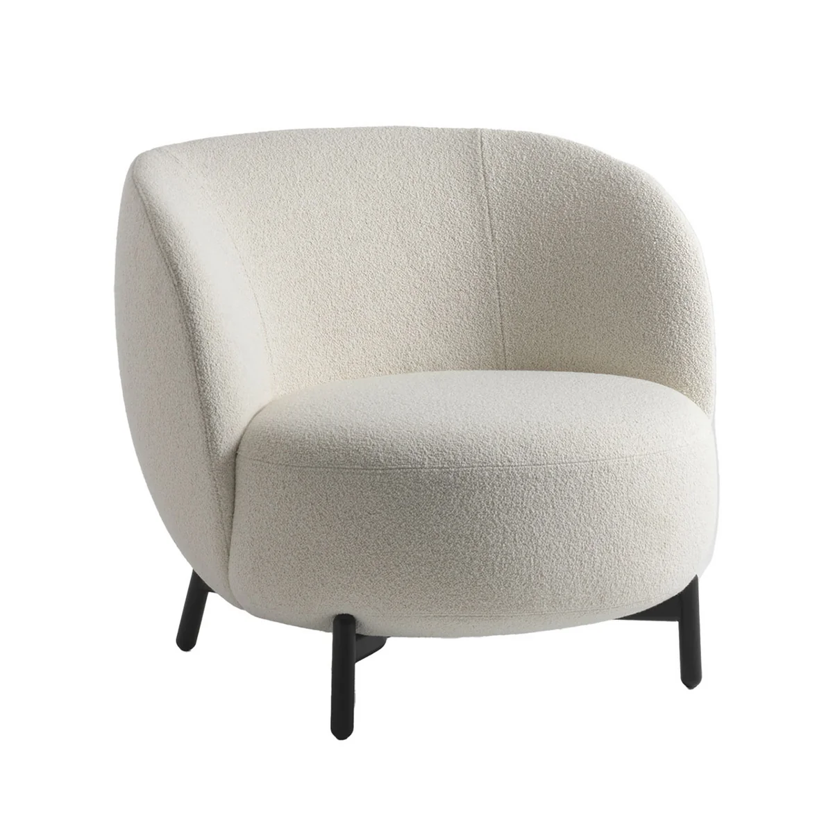 Kartell - Lunam Fauteuil, noir / blanc (tissu Orsetto) Kartell - Lunam Fauteuil, noir / blanc (tissu Orsetto)