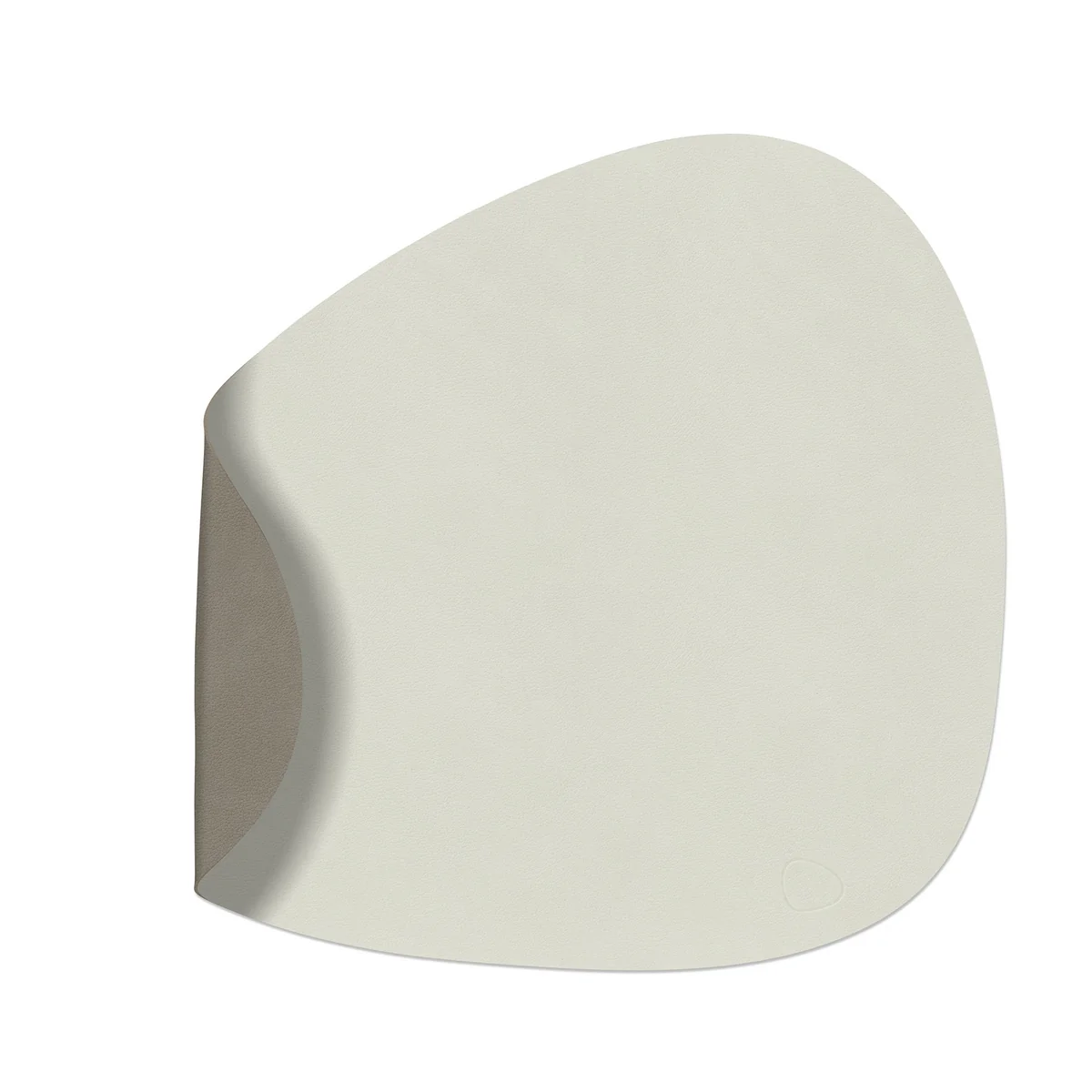 Lind DNA - Set de table Curve L Double Nupo Linen / Flint Grey Lind DNA - Set de table Curve L Double Nupo Linen / Flint Grey