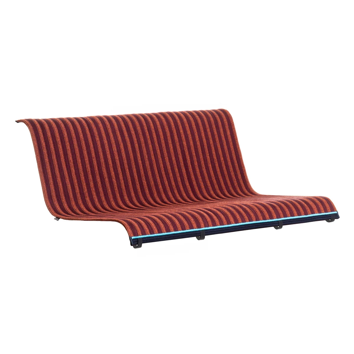Magis - South Housse d'assise pour banc de jardin bas, rouge / orange Magis - South Housse d'assise pour banc de jardin bas, rouge / orange