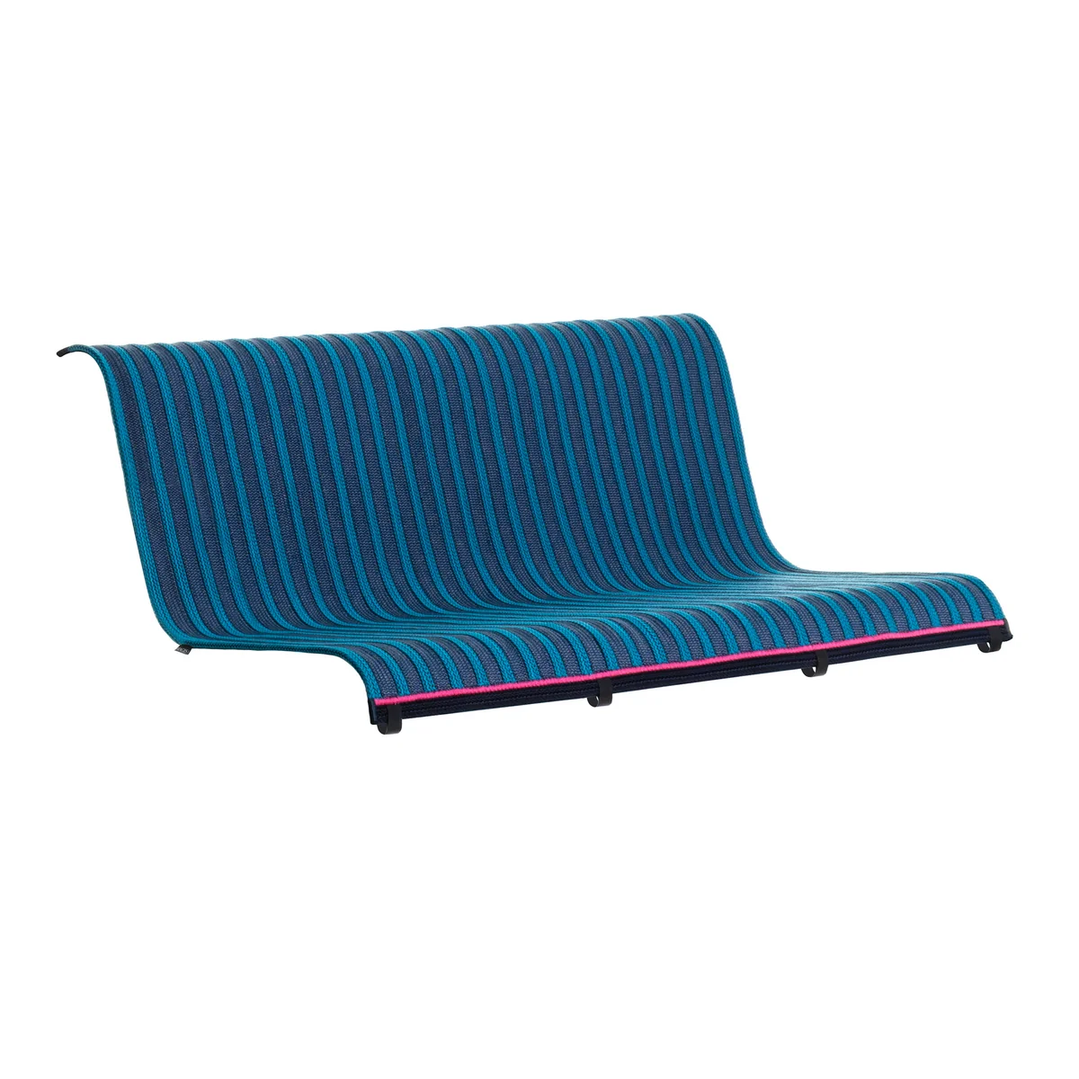 Magis - South Housse d'assise pour banc de jardin, bleu / bleu clair Magis - South Housse d'assise pour banc de jardin, bleu / bleu clair
