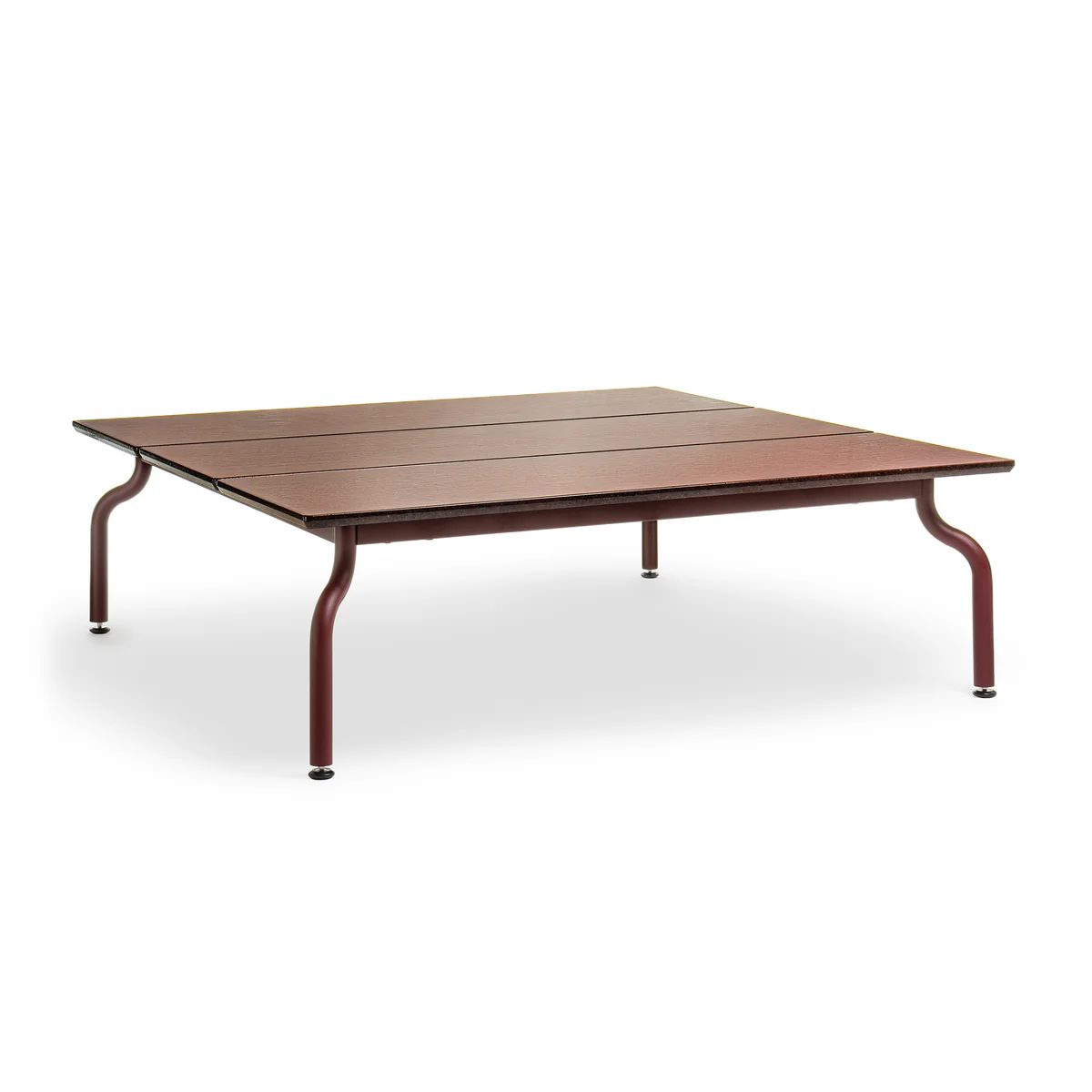 Magis - South Table de jardin basse, 120 x 120 cm, bordeaux / rouge lavande Magis - South Table de jardin basse, 120 x 120 cm, bordeaux / rouge lavande