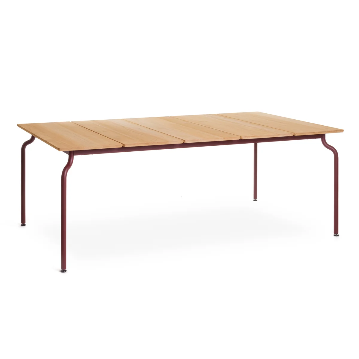 Magis - South Table de jardin, 200 x 120 cm, teck / bordeaux Magis - South Table de jardin, 200 x 120 cm, teck / bordeaux