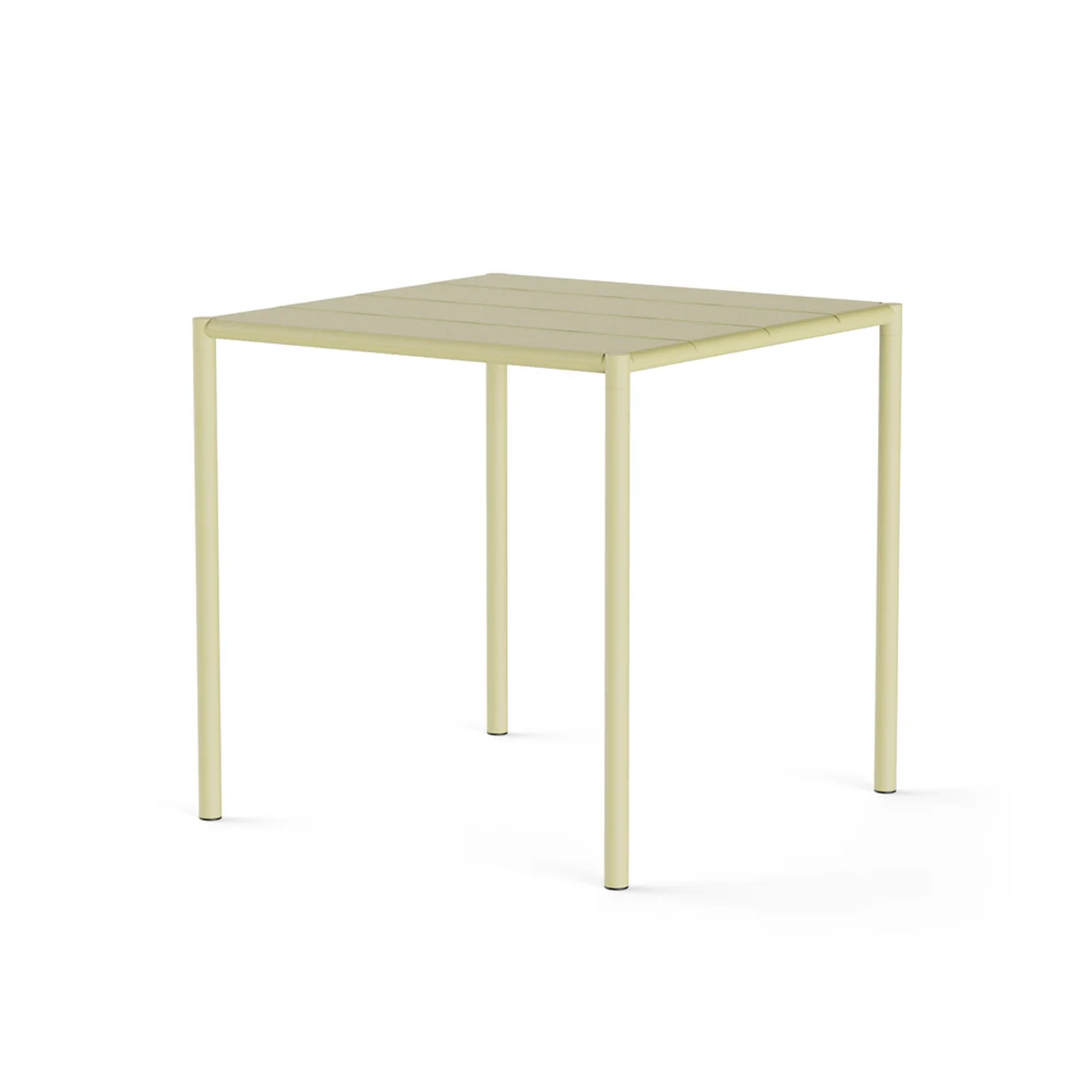 NINE - Sine Table de jardin, 75,5 x 75,5 cm, jaune NINE - Sine Table de jardin, 75,5 x 75,5 cm, jaune