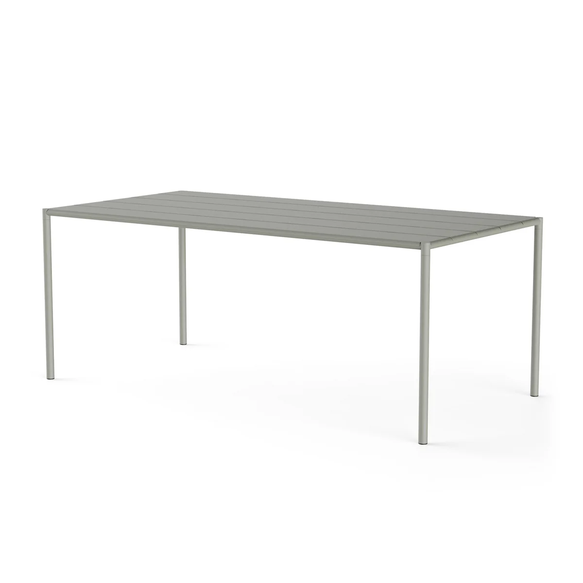 NINE - Sine Table de jardin, 189 x 94,5 cm, grise NINE - Sine Table de jardin, 189 x 94,5 cm, grise