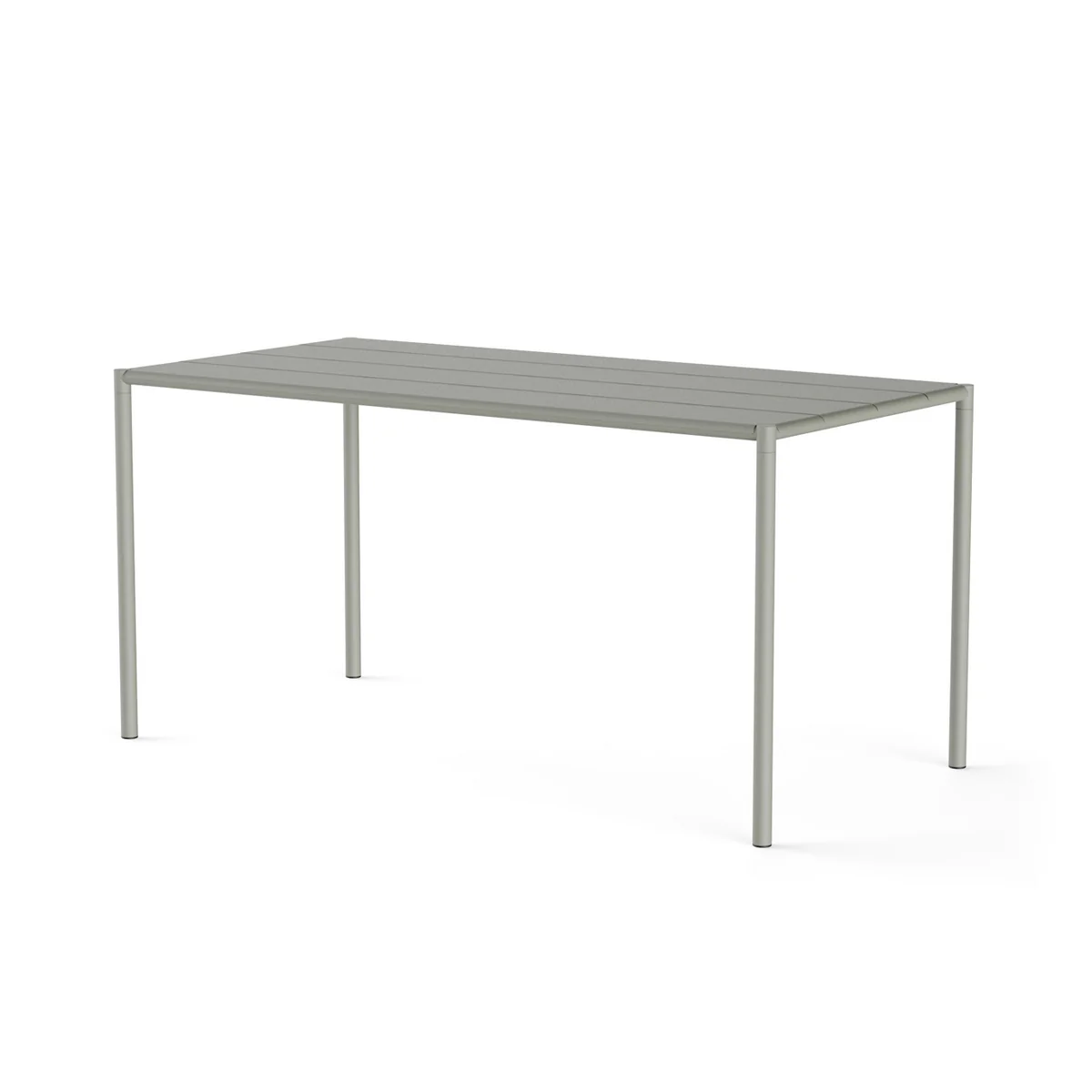 NINE - Sine Table de jardin, 151 x 75,5 cm, grise NINE - Sine Table de jardin, 151 x 75,5 cm, grise