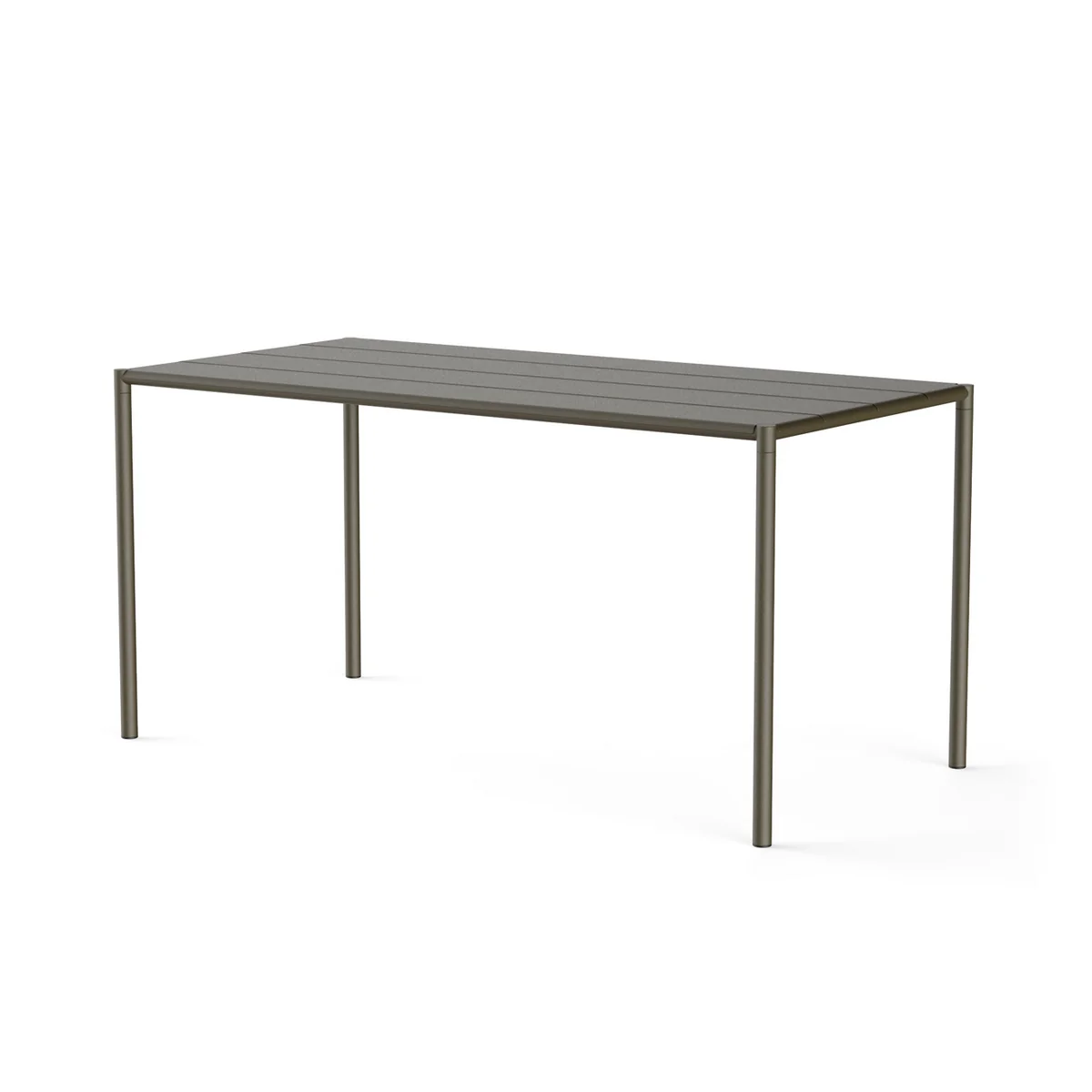 NINE - Sine Table de jardin, 151 x 75,5 cm, vert foncé NINE - Sine Table de jardin, 151 x 75,5 cm, vert foncé