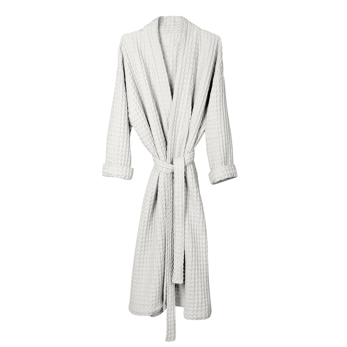 The Organic Company - Big Waffle Peignoir de bain, M / L, natural white