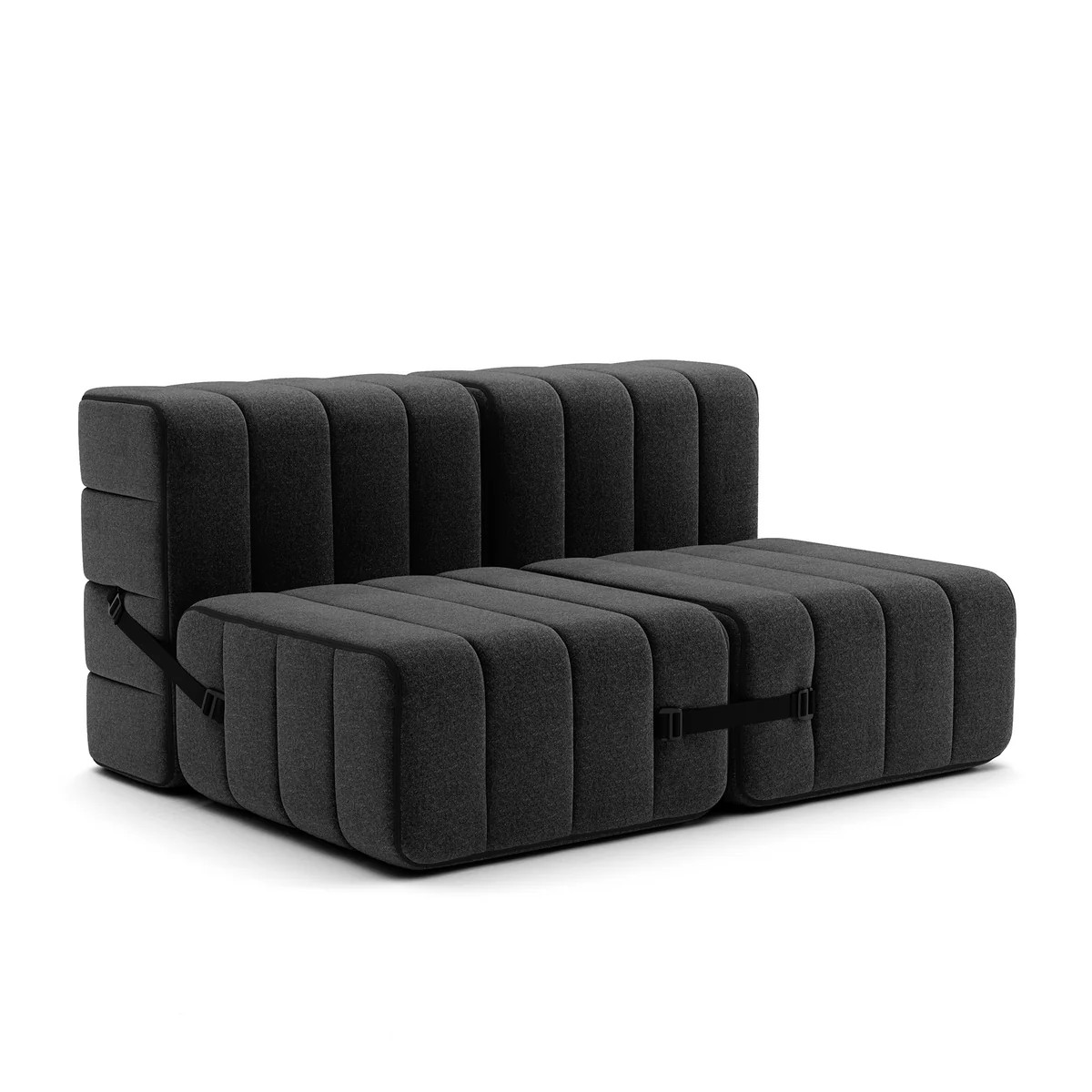 Ambivalenz - Curt Canapé Set 4, Dama - 0004 (gris foncé) Ambivalenz - Curt Canapé Set 4, Dama - 0004 (gris foncé)