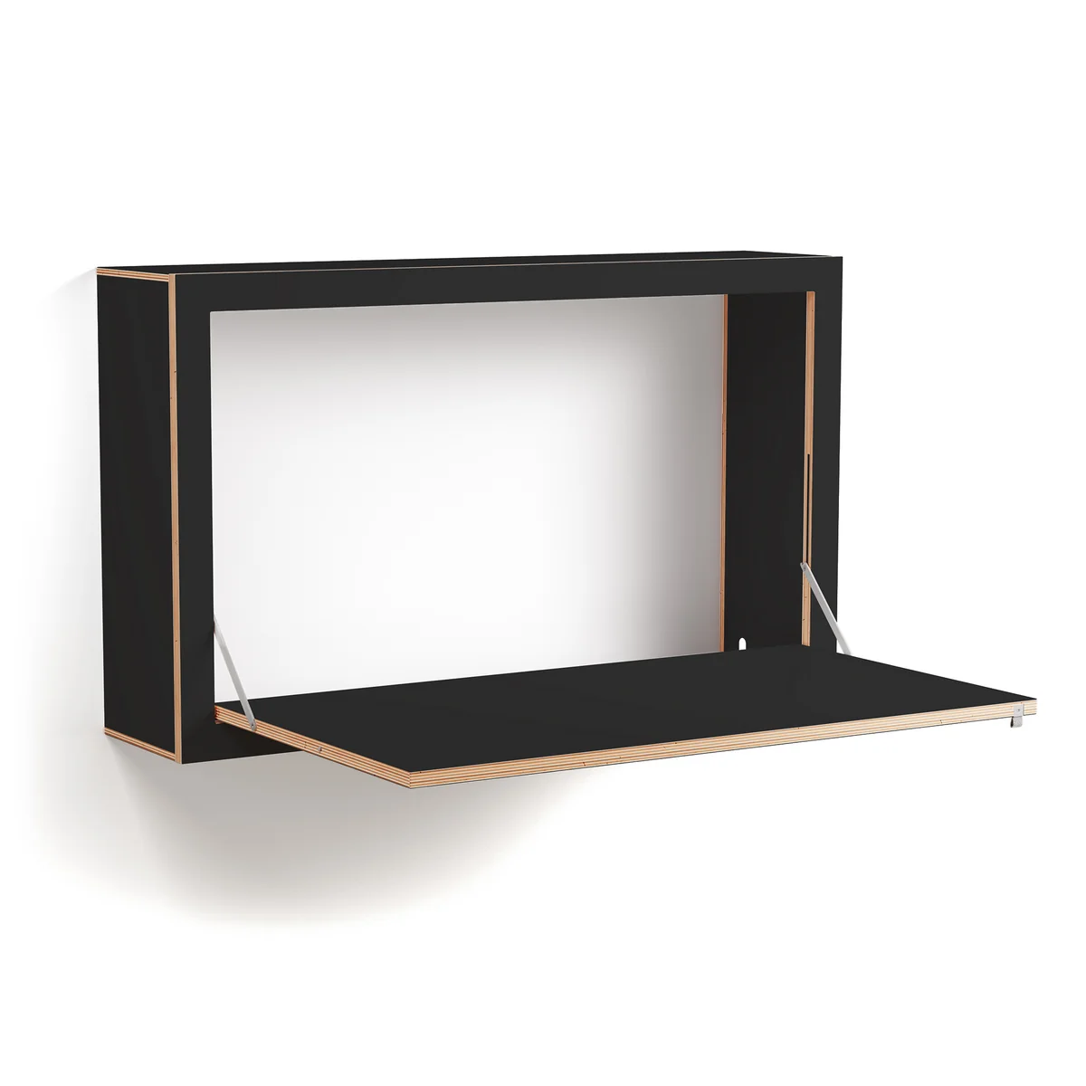 Ambivalenz - Fläpps Secrétaire 100 x 60 x 20 cm, noir Ambivalenz - Fläpps Secrétaire 100 x 60 x 20 cm, noir