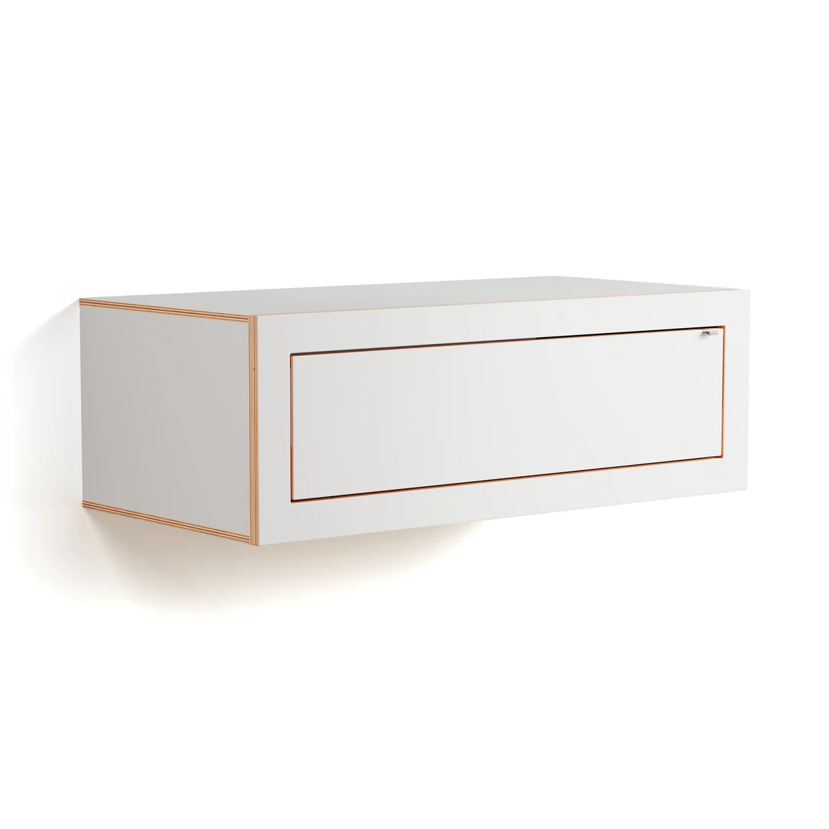 Ambivalenz - Fläpps Box Console murale 80 x 27 cm, blanc Ambivalenz - Fläpps Box Console murale 80 x 27 cm, blanc