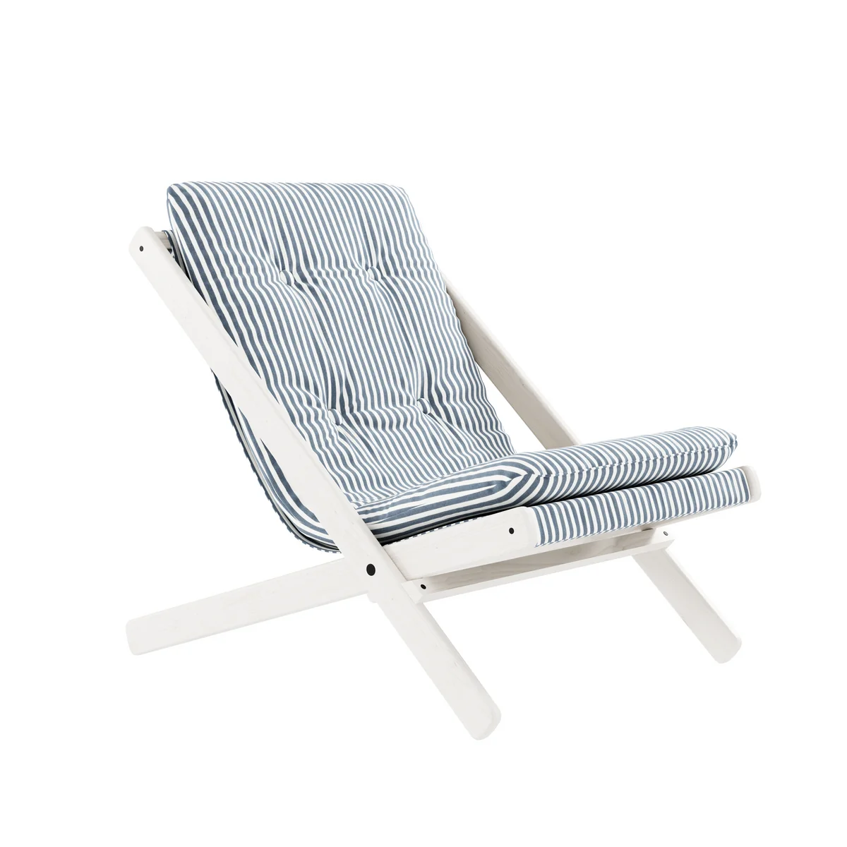 Karup - Boogie Chaise pliante, laquée blanc / beach blue Karup - Boogie Chaise pliante, laquée blanc / beach blue