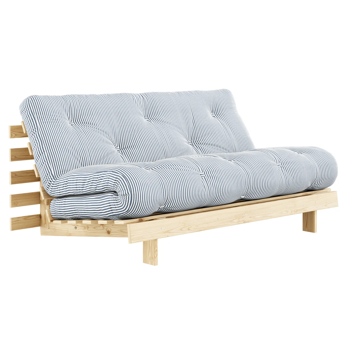 Karup - Roots Canapé-lit, 160 x 200 cm, pin naturel / bleu plage Karup - Roots Canapé-lit, 160 x 200 cm, pin naturel / bleu plage