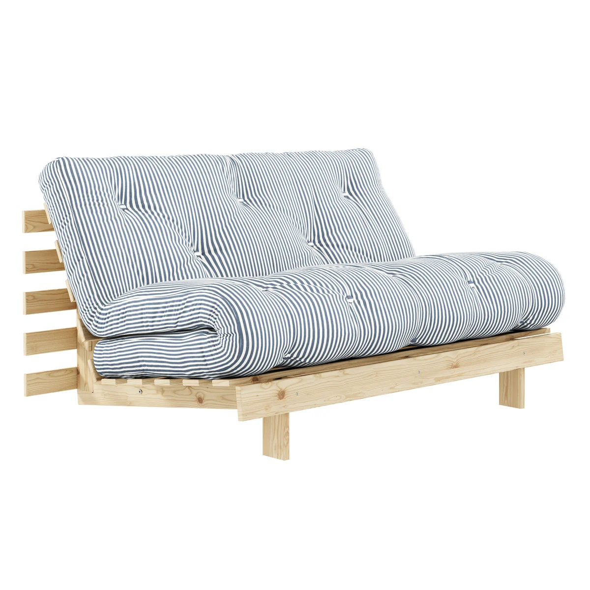 Karup - Roots Canapé-lit, 140 x 200 cm, pin naturel / bleu plage Karup - Roots Canapé-lit, 140 x 200 cm, pin naturel / bleu plage