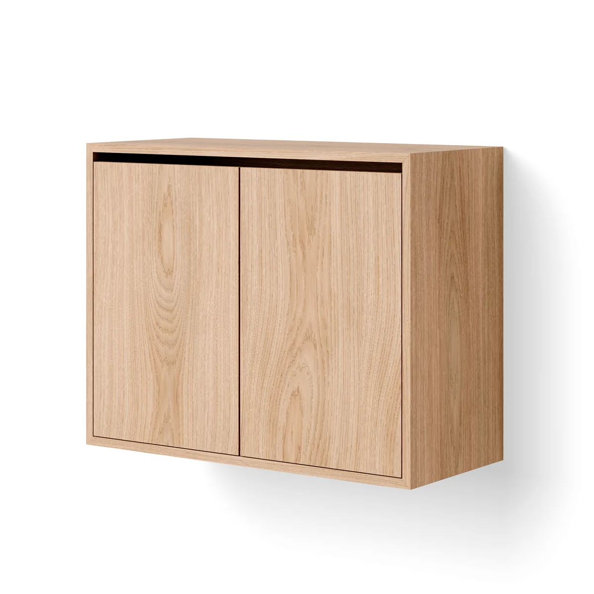 New Works - Armoire suspendue avec portes, haute, chêne naturel New Works - Armoire suspendue avec portes, haute, chêne naturel