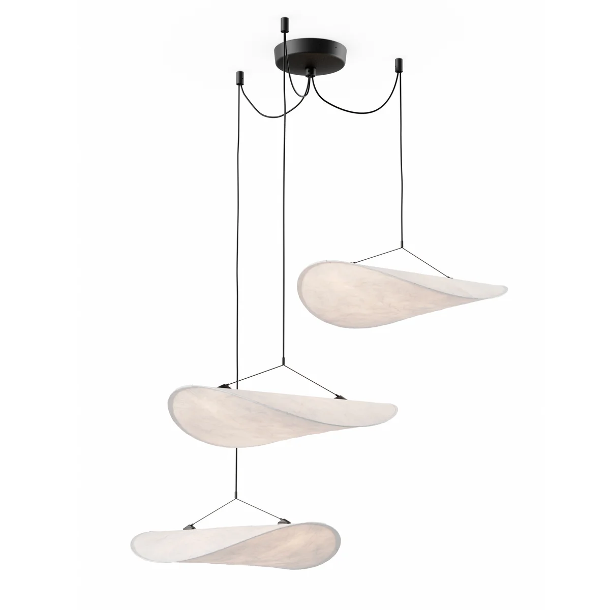 New Works - Tense Chandelier LED Lampe suspendue Ø 55 cm, blanc New Works - Tense Chandelier LED Lampe suspendue Ø 55 cm, blanc