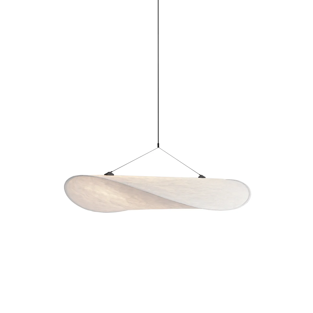 New Works - Tense LED Lampe suspendue, 70 cm, blanc