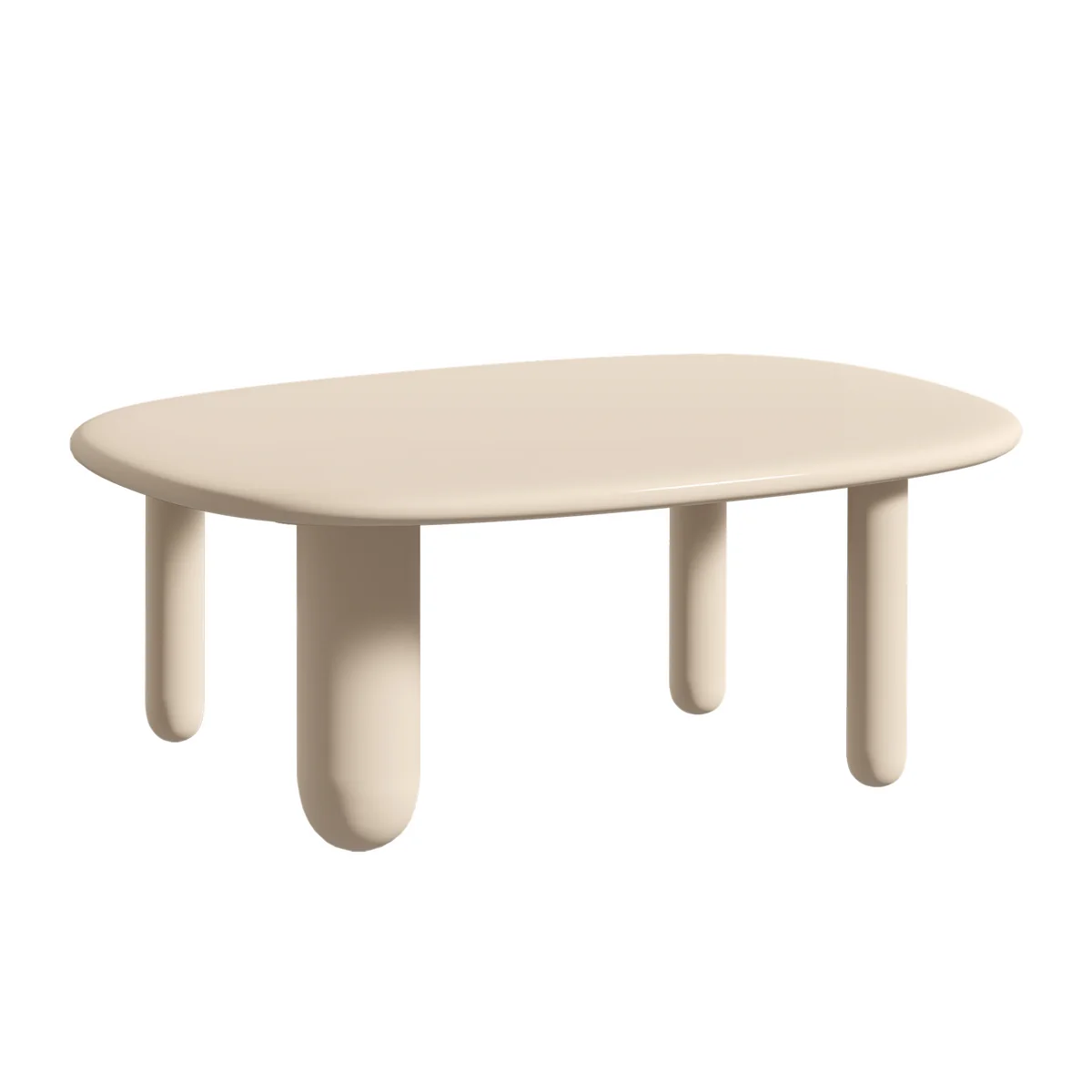Driade - Tottori Table d'appoint, H 30 cm, cream (avec 4 pieds) Driade - Tottori Table d'appoint, H 30 cm, cream (avec 4 pieds)