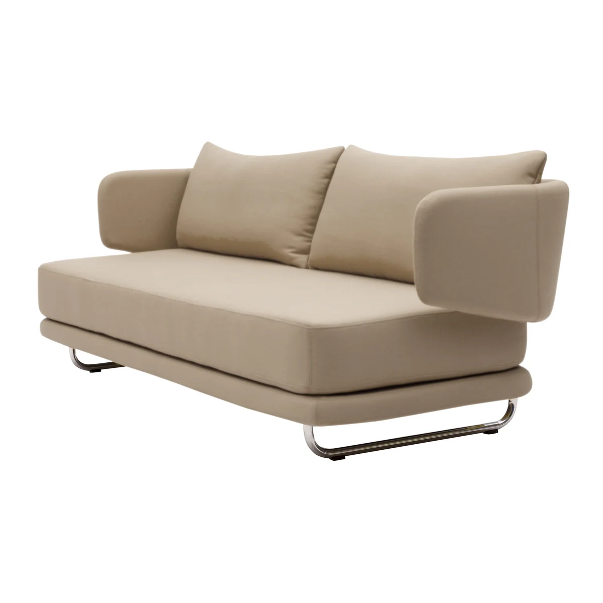 Softline - Jasper Canapé-lit, beige (tissu feutre 619) Softline - Jasper Canapé-lit, beige (tissu feutre 619)