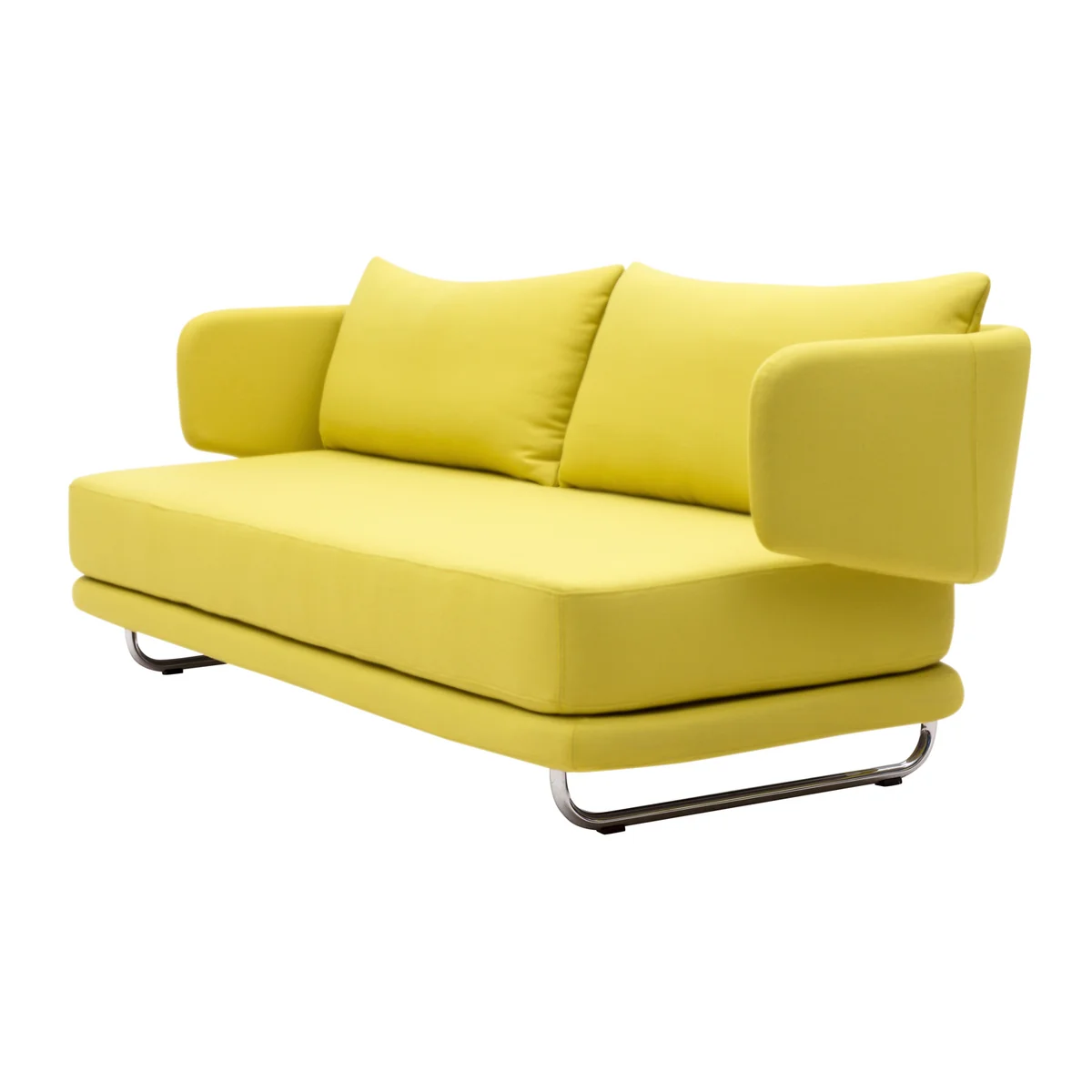 Softline - Jasper Canapé-lit, jaune (tissu feutre 847) Softline - Jasper Canapé-lit, jaune (tissu feutre 847)