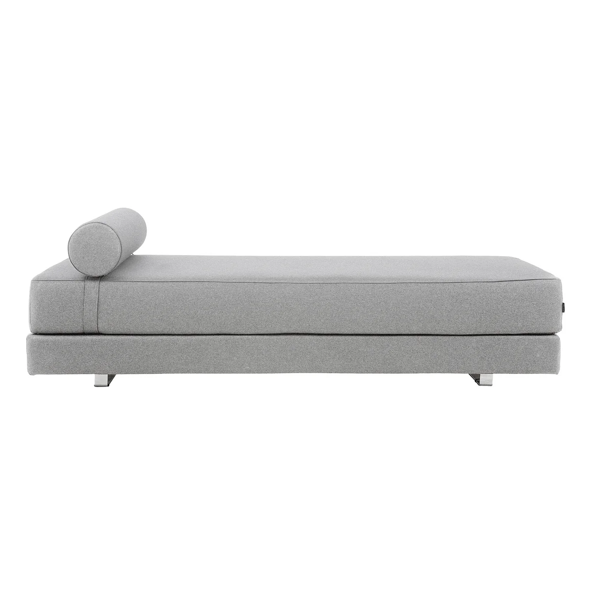Softline - Lubi Canapé-lit avec matelas en mousse froide, gris (feutre 620), avec traversin Softline - Lubi Canapé-lit avec matelas en mousse froide, gris (feutre 620), avec traversin