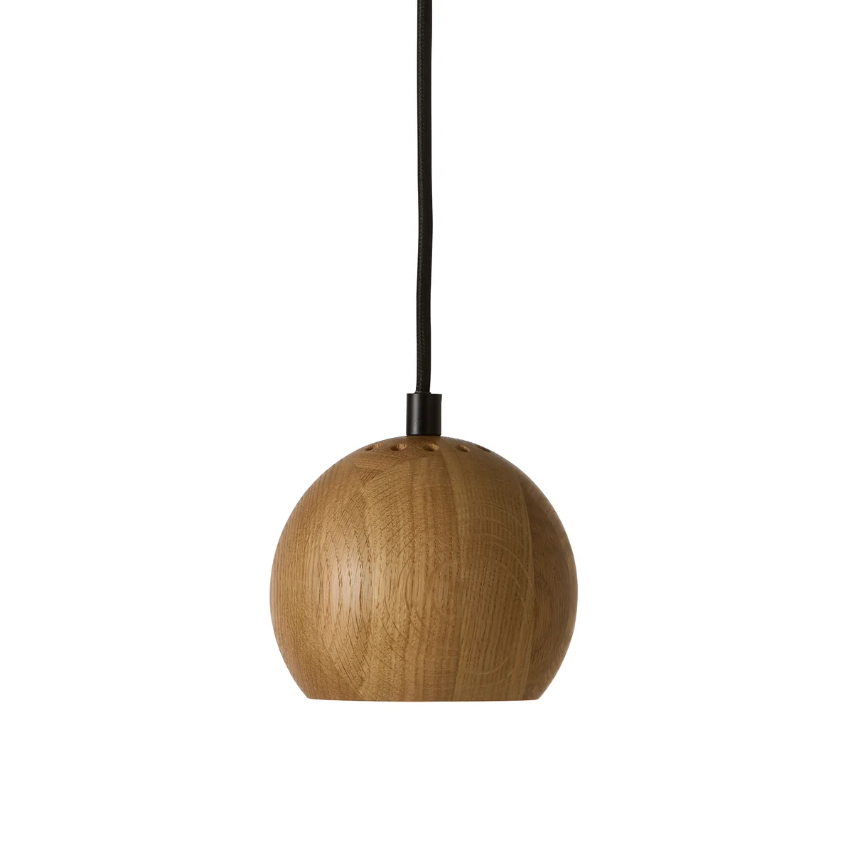 Frandsen - Ball Lampe à suspendre, Ø 12 cm, chêne naturel Frandsen - Ball Lampe à suspendre, Ø 12 cm, chêne naturel