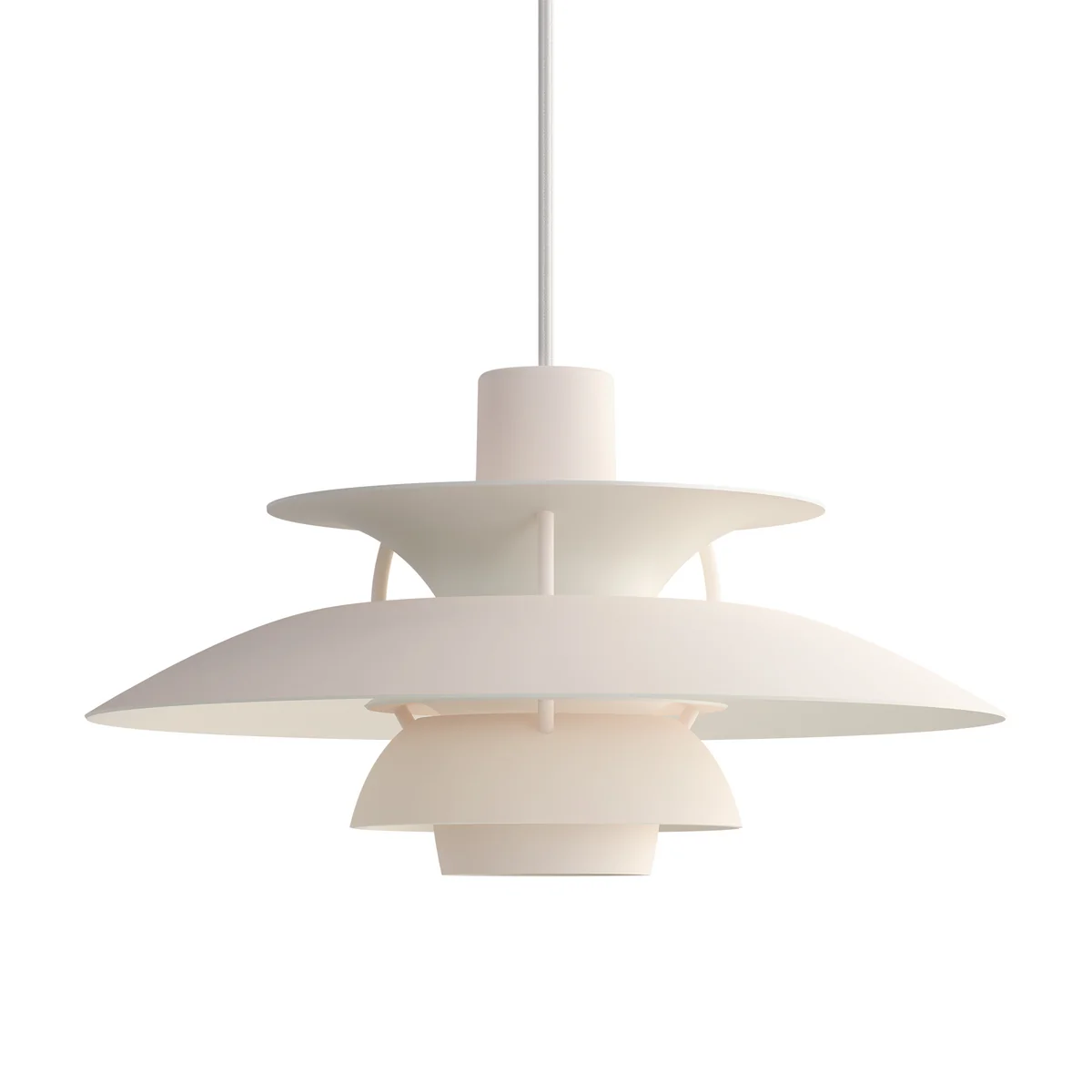 Louis Poulsen - PH 5 lampe suspendue, monochrome pale blush