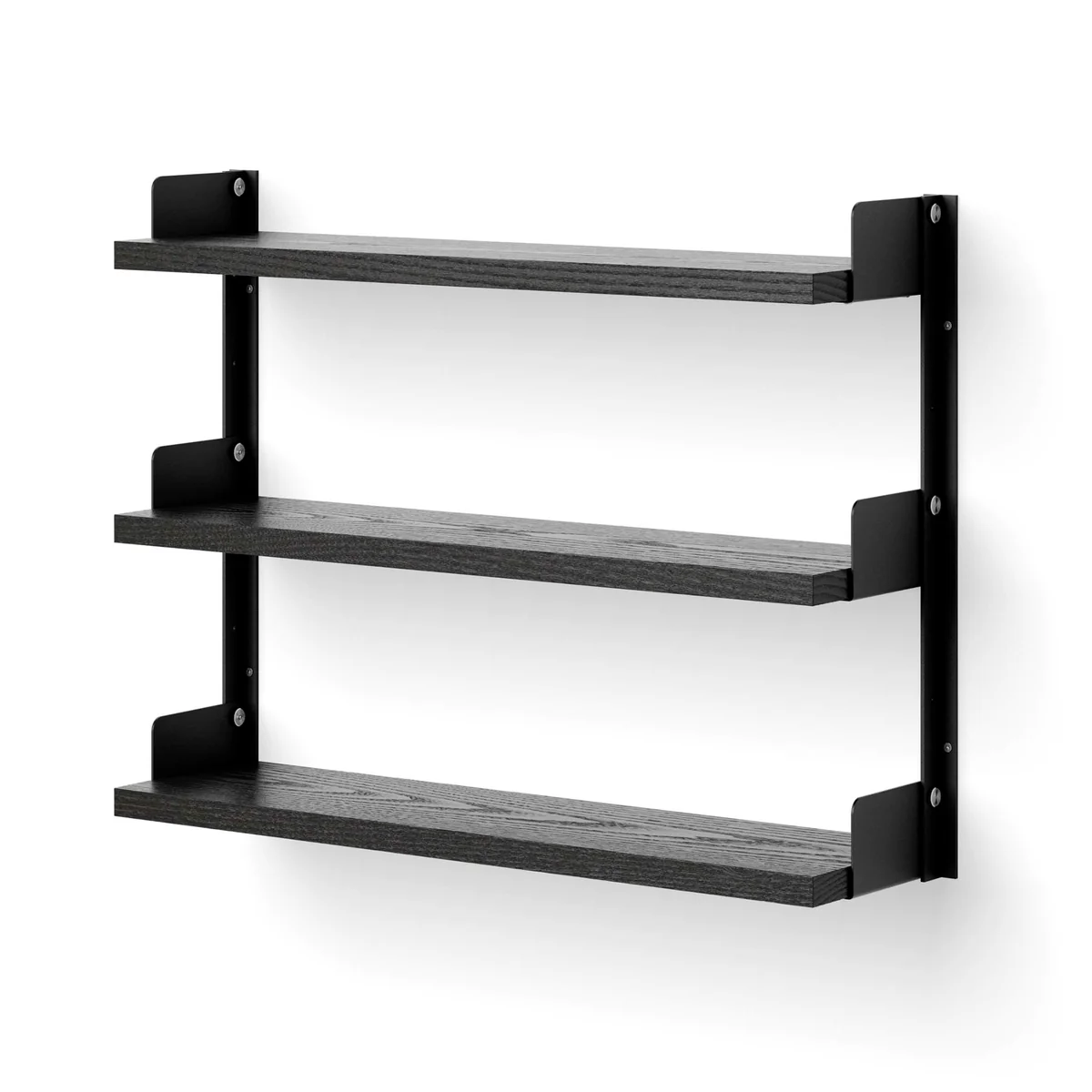 New Works - Tea Étagère murale, frêne noir / noir New Works - Tea Étagère murale, frêne noir / noir