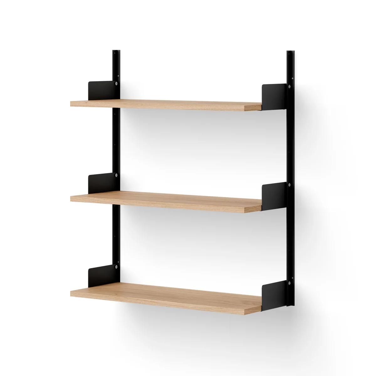 New Works - Étagère murale 900, chêne / noir New Works - Étagère murale 900, chêne / noir