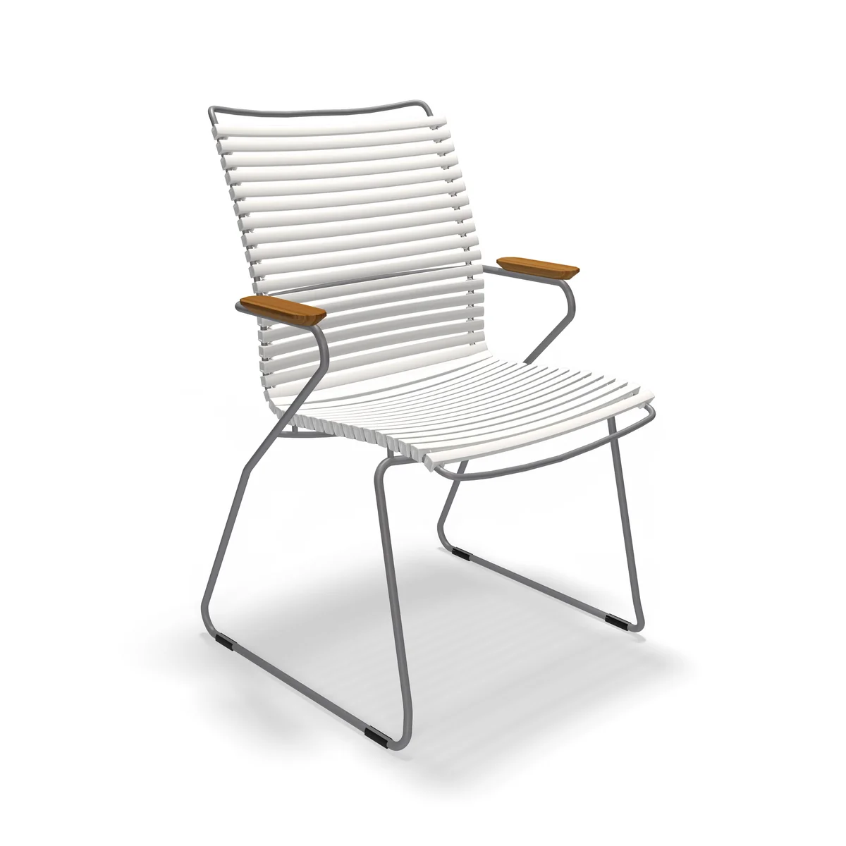 HOUE - CLICK Outdoor Dining fauteuil à haut dossier, muted white HOUE - CLICK Outdoor Dining fauteuil à haut dossier, muted white