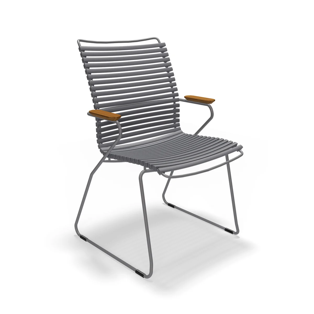 HOUE - CLICK Outdoor Dining fauteuil à haut dossier, gris foncé HOUE - CLICK Outdoor Dining fauteuil à haut dossier, gris foncé