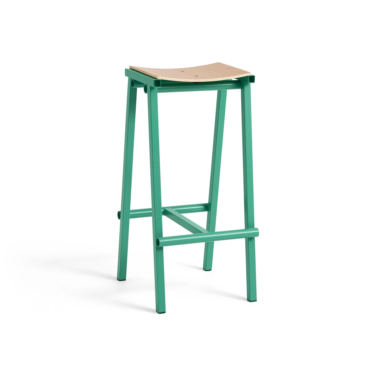 HAY - Taburete 8 Tabouret de bar, haut, chêne naturel / soft jade HAY - Taburete 8 Tabouret de bar, haut, chêne naturel / soft jade