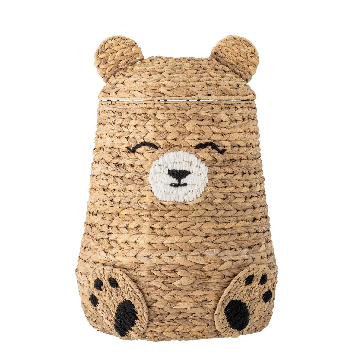 Bloomingville Mini - Timone Corbeille avec couvercle, naturel Bloomingville Mini - Timone Corbeille avec couvercle, naturel