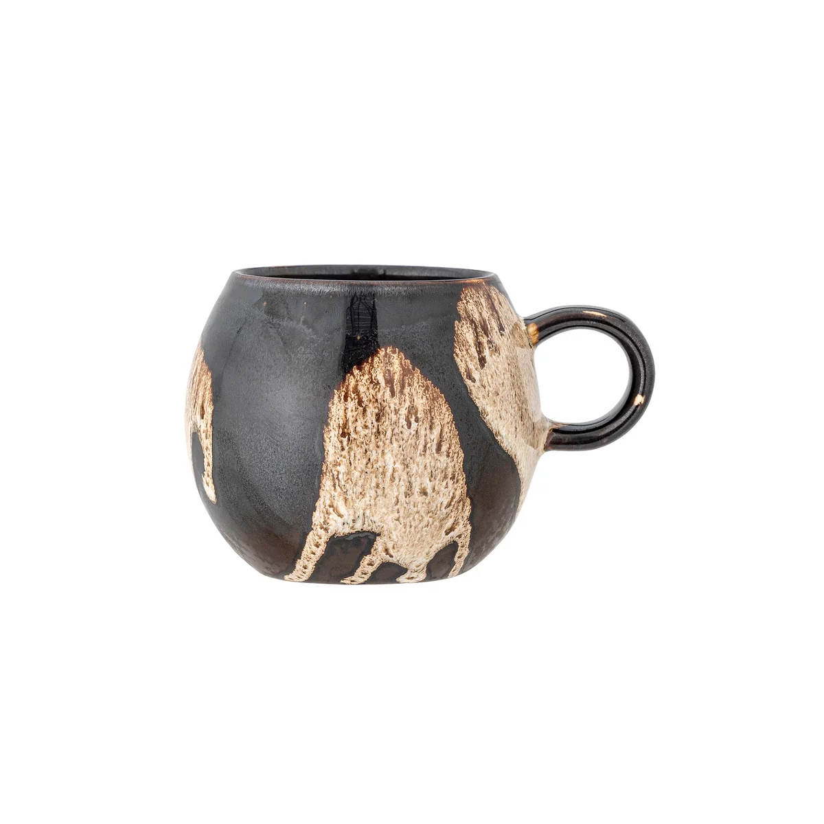 Bloomingville - Paula Tasse 275 ml, noir / marron Bloomingville - Paula Tasse 275 ml, noir / marron