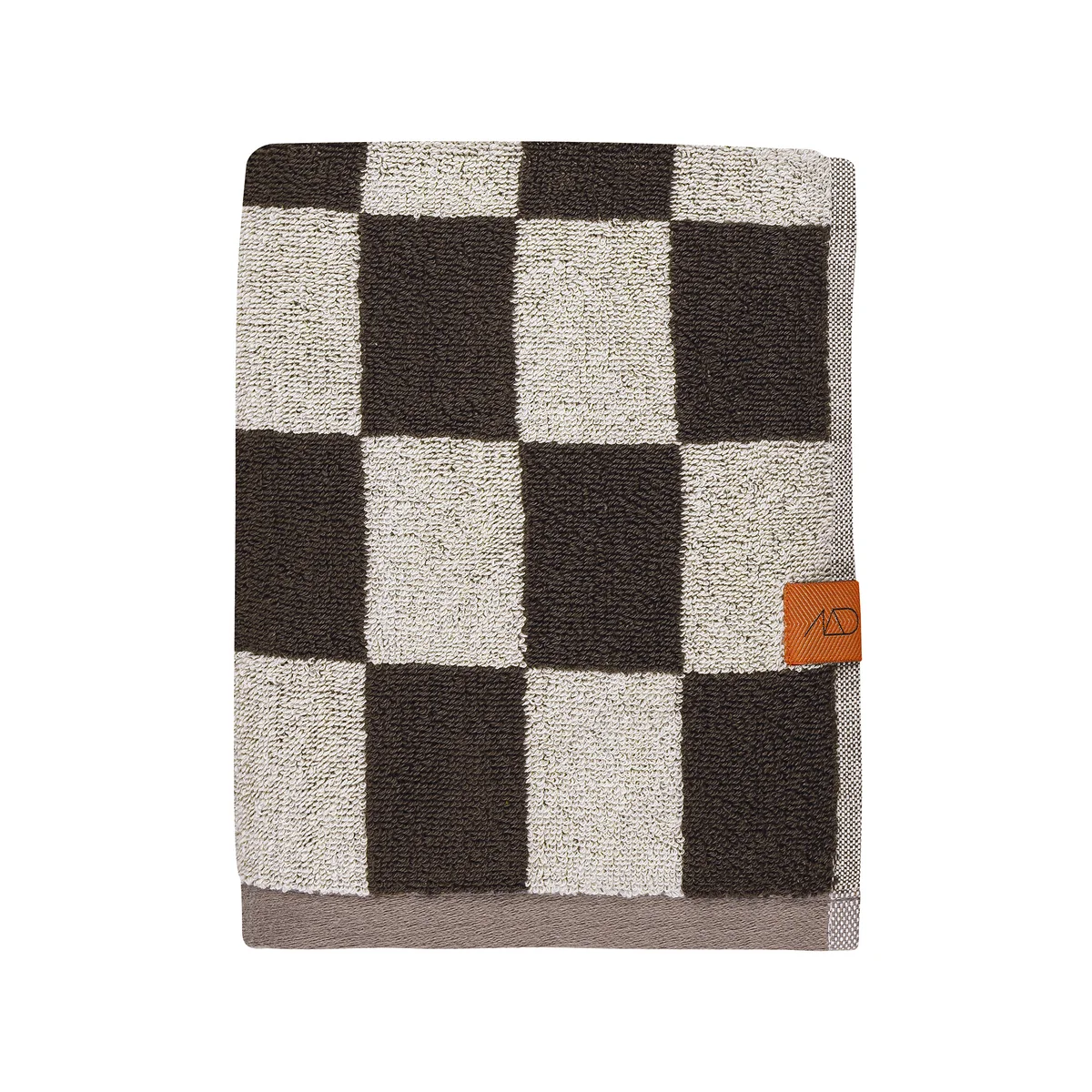 Mette Ditmer - Retro Serviette de bain, 50 x 90 cm, chocolat Mette Ditmer - Retro Serviette de bain, 50 x 90 cm, chocolat