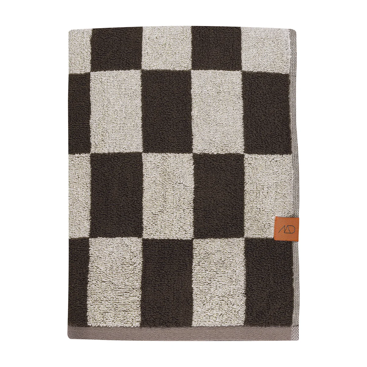 Mette Ditmer - Retro Serviette de bain, 70 x 133 cm, chocolat Mette Ditmer - Retro Serviette de bain, 70 x 133 cm, chocolat