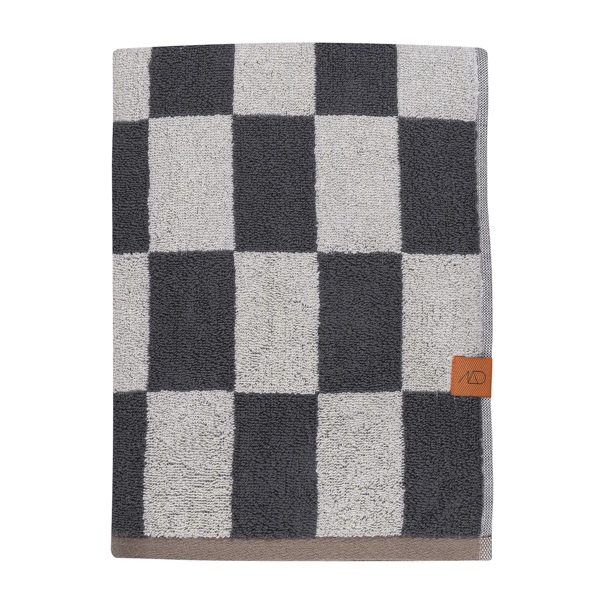 Mette Ditmer - Retro Serviette de bain, 70 x 133 cm, gris foncé Mette Ditmer - Retro Serviette de bain, 70 x 133 cm, gris foncé