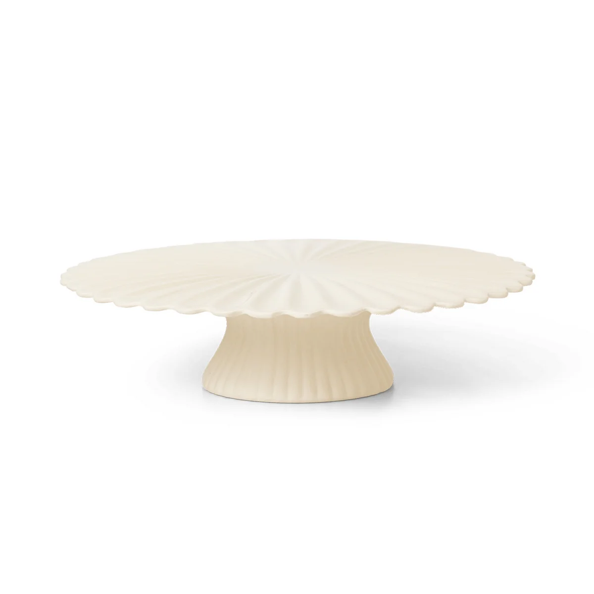 Ferm Living - Fountain Plateau à gâteaux, blanc cassé Ferm Living - Fountain Plateau à gâteaux, blanc cassé