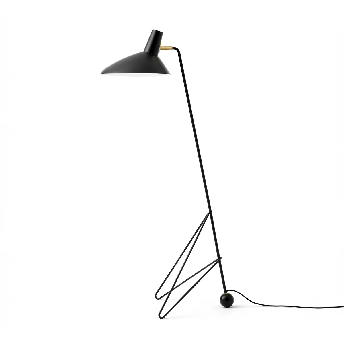 & Tradition - Tripod HM8 Lampadaire, noir mat & Tradition - Tripod HM8 Lampadaire, noir mat