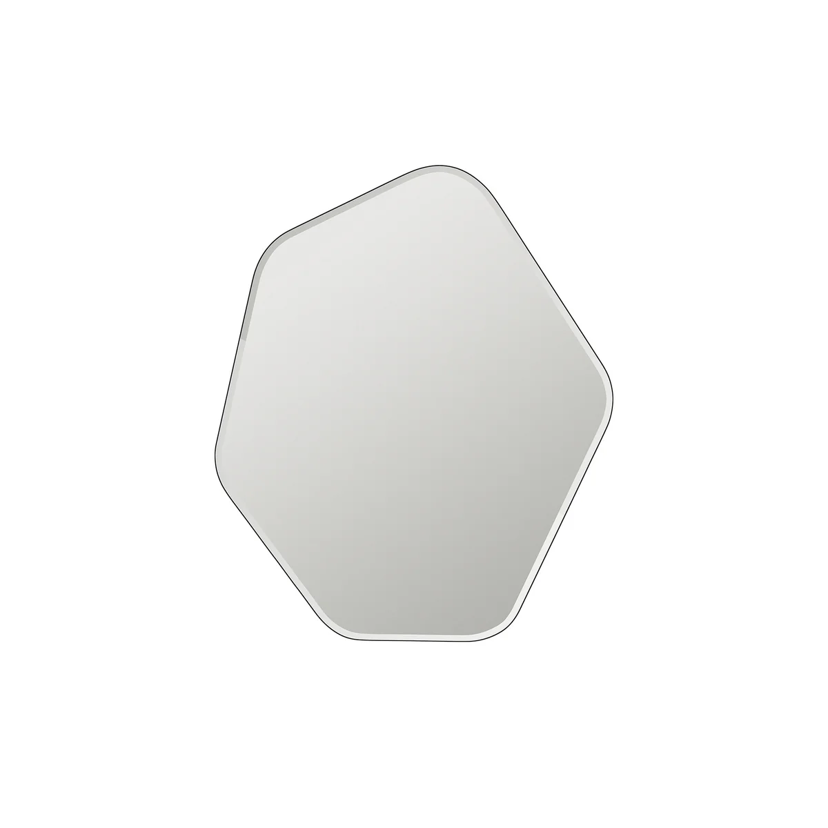 Broste Copenhagen - Ruby miroir mural, 50 x 60 cm, noir Broste Copenhagen - Ruby miroir mural, 50 x 60 cm, noir