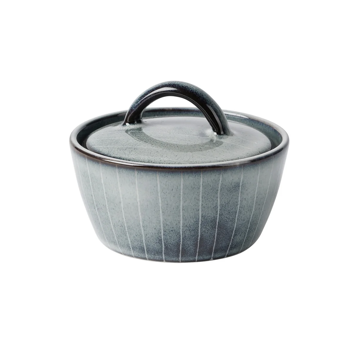 Broste Copenhagen - Nordic Sea Bol avec couvercle, Ø 8 cm x H 6 cm, bleu Broste Copenhagen - Nordic Sea Bol avec couvercle, Ø 8 cm x H 6 cm, bleu