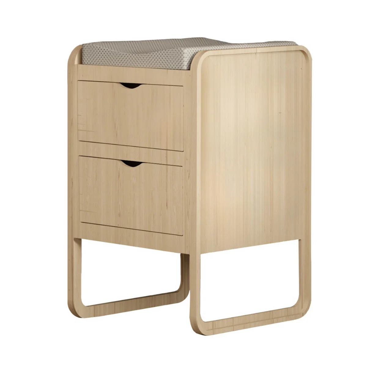 Nofred - Form Table à langer, H 95 cm, chêne